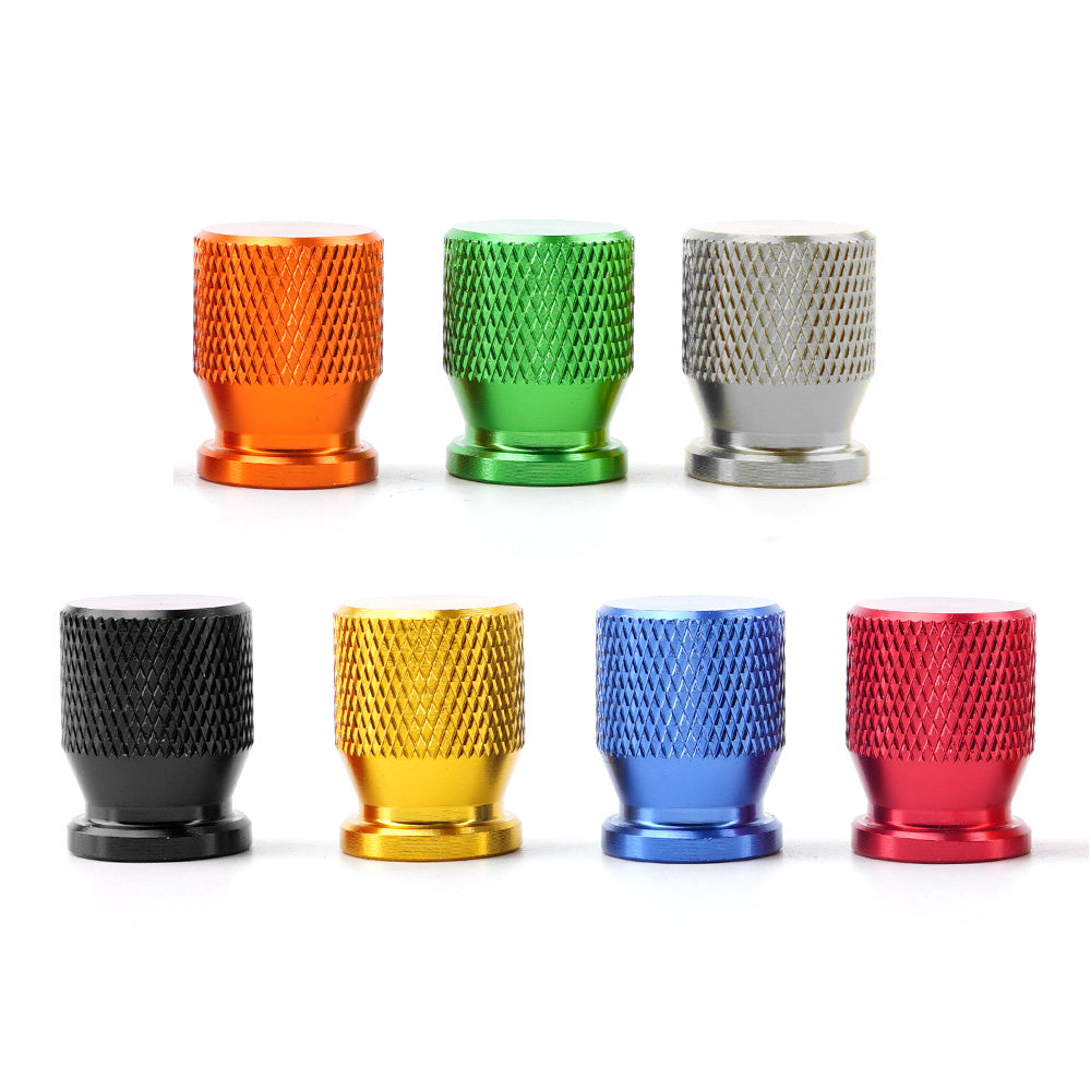 Motorcycle Tire Valve Cap Set Rubber Air Stem Covers for All Models