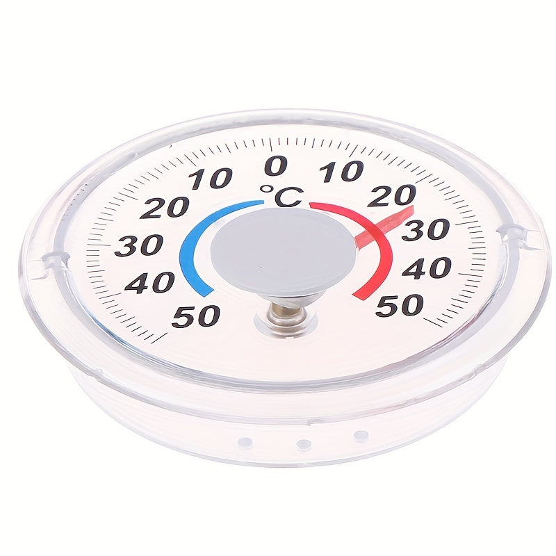 1 dona Shawty termometr gigrometr, 50°C, o'z-o'zidan yopishqoq, yuqori aniqlik, batareyasiz, tashqi, issiqxona, bog' va uy uchun.