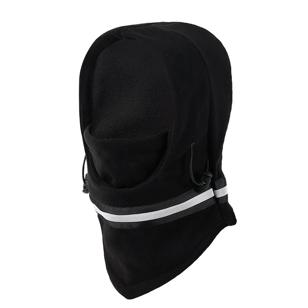 Unisex Fleece Ski Mask Thermal Balaclava Reflective Windproof Adjustable Winter Outdoor