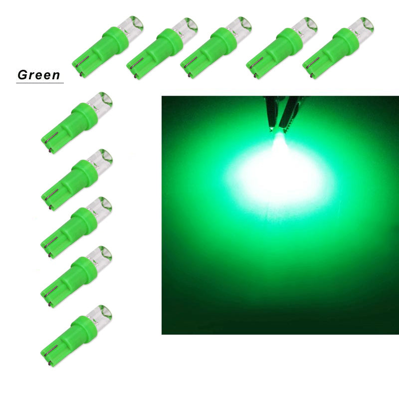 10 Pack T5 LED Car Dashboard Instrument Cluster Gauge Panel Lights