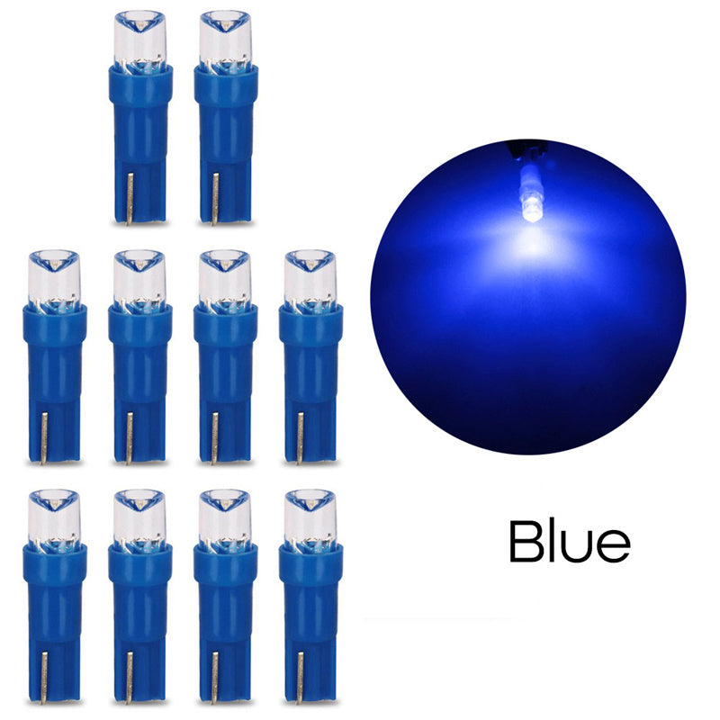 10 Pack T5 LED Car Dashboard Instrument Cluster Gauge Panel Lights