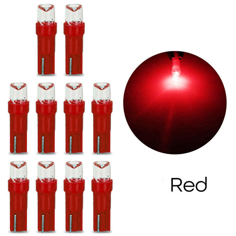 10 Pack T5 LED Car Dashboard Instrument Cluster Gauge Panel Lights