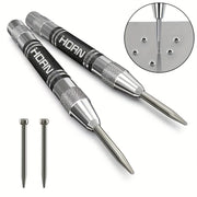 Adjustable Steel Automatic Center Punch for Wood and Metal Precise Marking