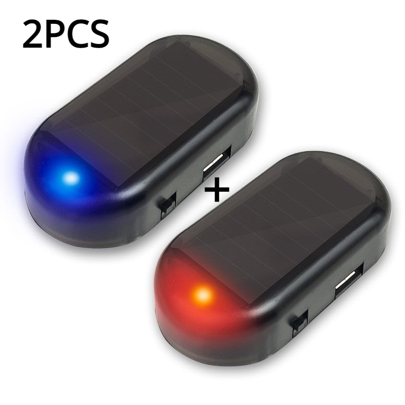 Solar Anti-Theft LED Indicator Light for Car Interior Decorative Sensor