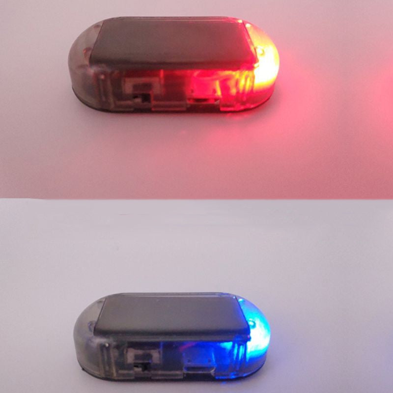 Solar Anti-Theft LED Indicator Light for Car Interior Decorative Sensor