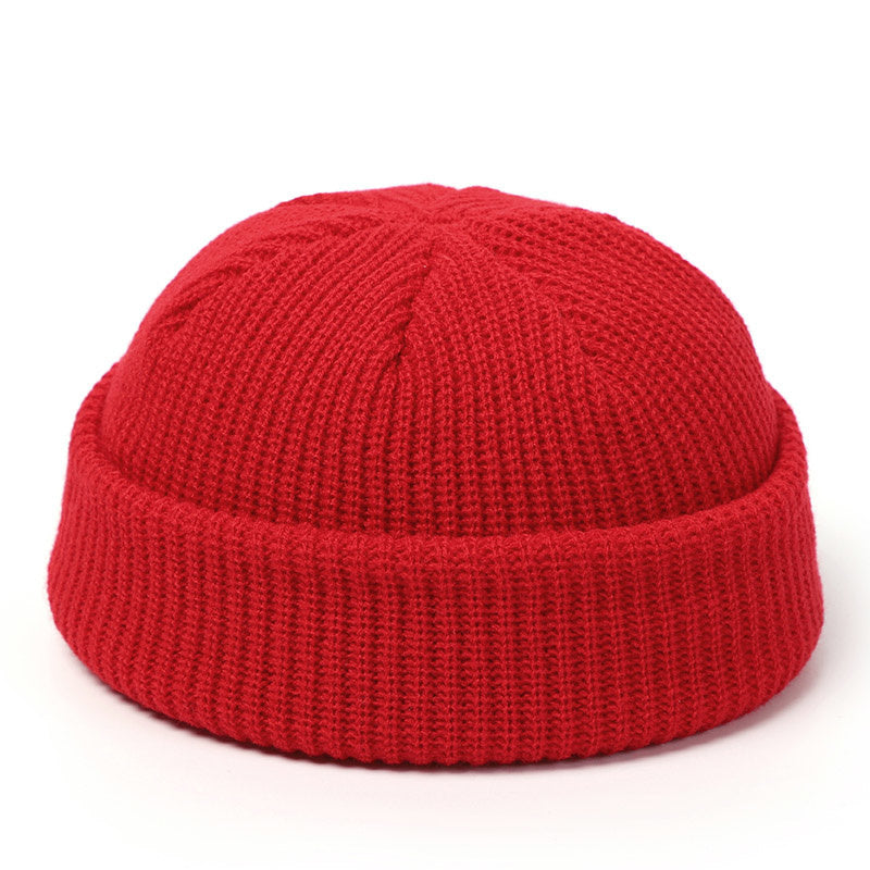 Simple Warm Skullies Beanie Hat for Men and Women in Plain Colors