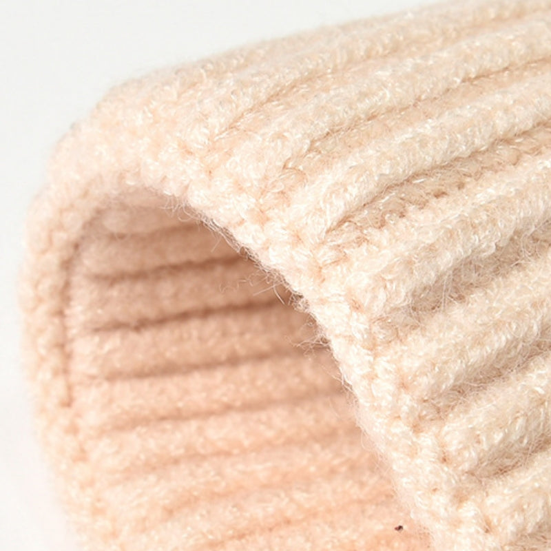 Simple Warm Skullies Beanie Hat for Men and Women in Plain Colors