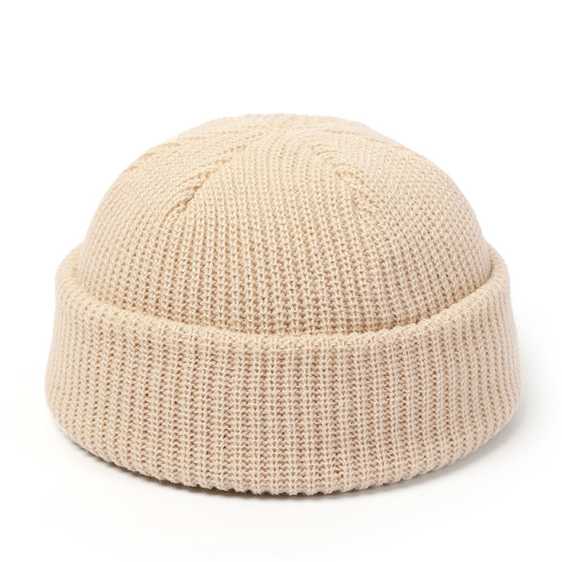 Simple Warm Skullies Beanie Hat for Men and Women in Plain Colors