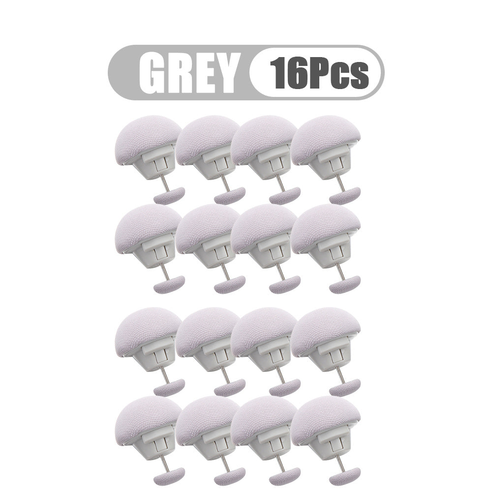 Yotqizish aksessuarlari, sirgʻalmas yostiq qopqogʻi klampalari, yotqizishni mustahkamlash uchun tutqichlar