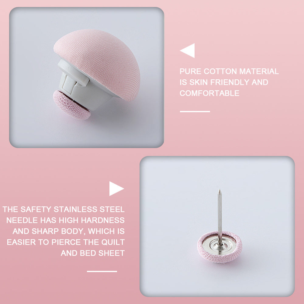 Yotqizish aksessuarlari, sirgʻalmas yostiq qopqogʻi klampalari, yotqizishni mustahkamlash uchun tutqichlar