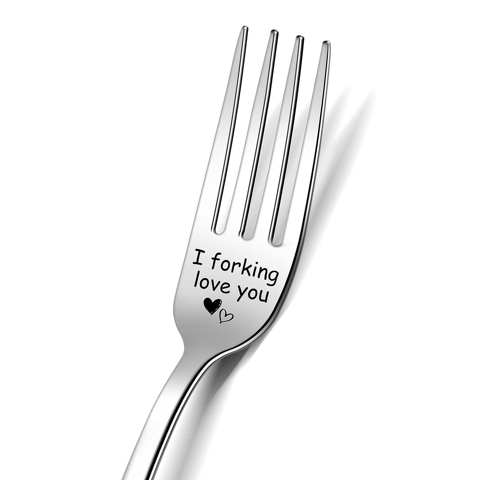 Engraved Stainless Steel Dinner Fork Romantic Gift for Any Occasion