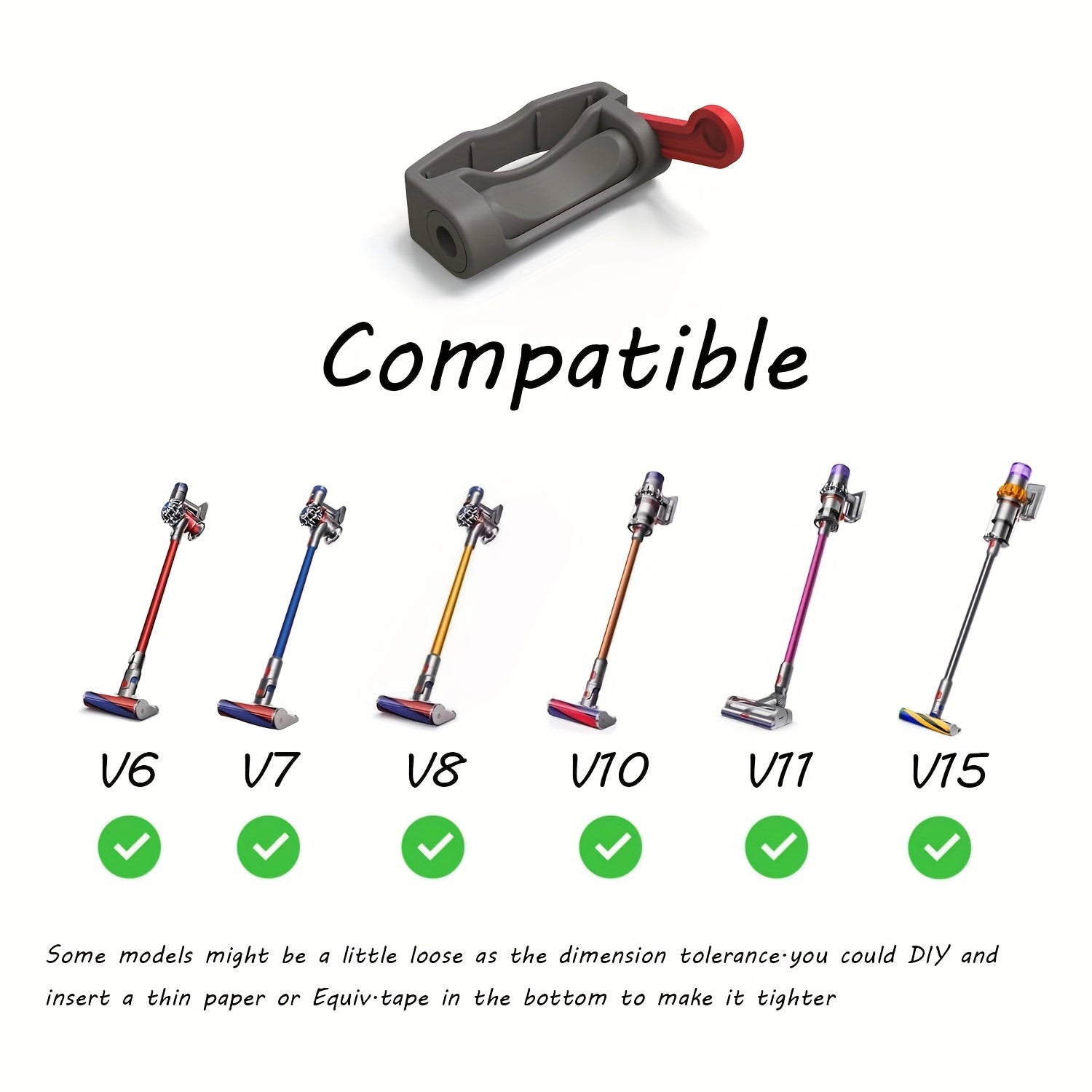 Dyson V6-V15 modellari uchun qulfli tugmachali changyutgich quvvati tugmasi klampi