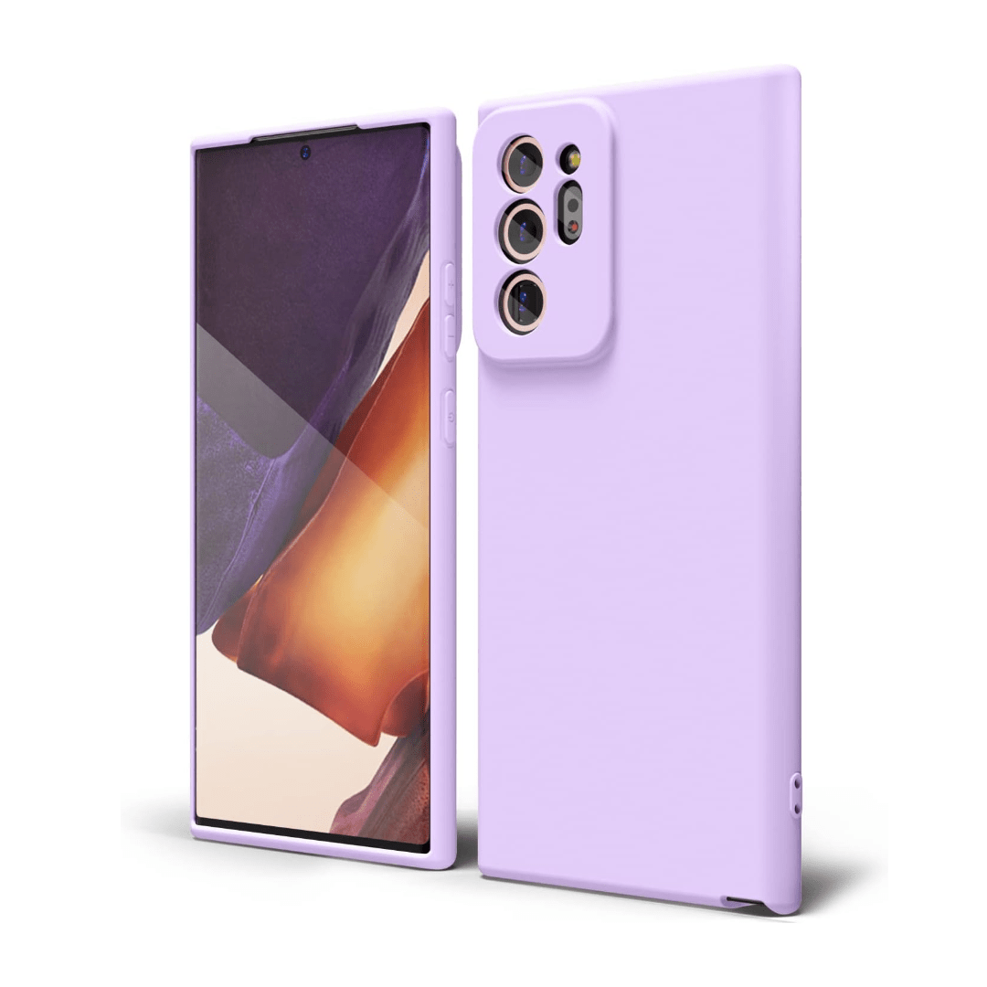 Liquid Silicone Slim Rubber TPU Phone Case for Samsung Galaxy Note 20 Ultra 20 10 Plus 10 9