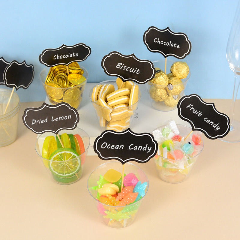 Menular, partiy sovg‘alari va uy uchun 24 ta mini taxta yozuvlar to‘plami, qalamlar bilan