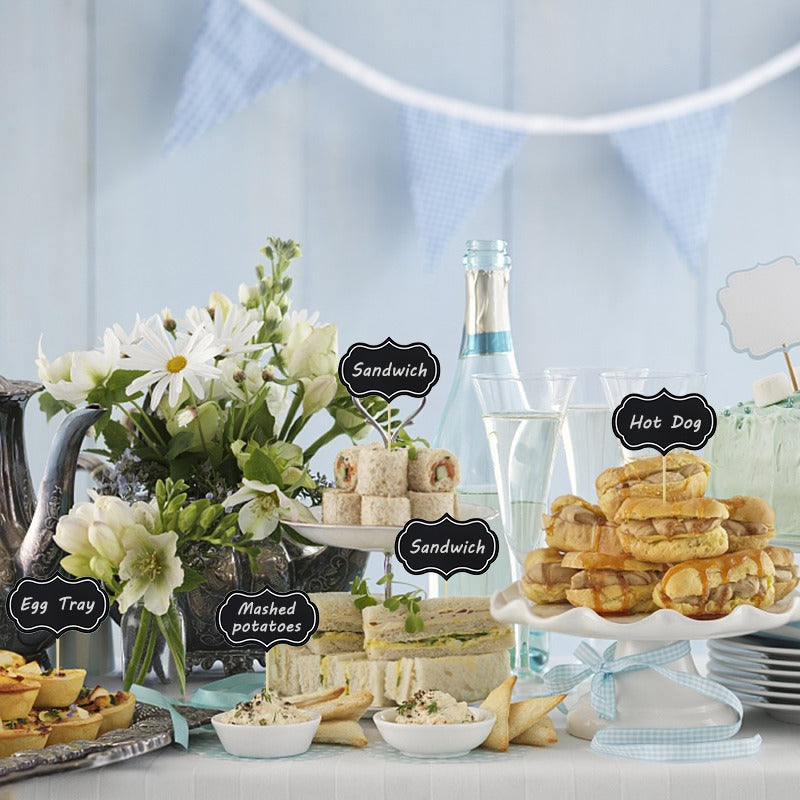 Menular, partiy sovg‘alari va uy uchun 24 ta mini taxta yozuvlar to‘plami, qalamlar bilan