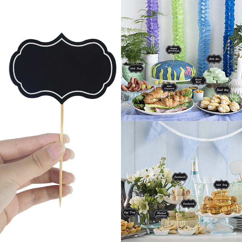 Menular, partiy sovg‘alari va uy uchun 24 ta mini taxta yozuvlar to‘plami, qalamlar bilan