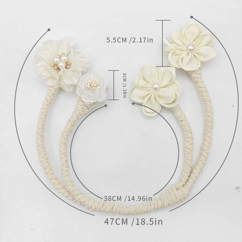 Flower Curtain Buckle Tieback Clip for Living Room Bedroom Home Decor