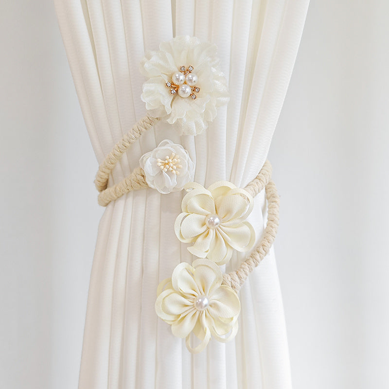 Flower Curtain Buckle Tieback Clip for Living Room Bedroom Home Decor