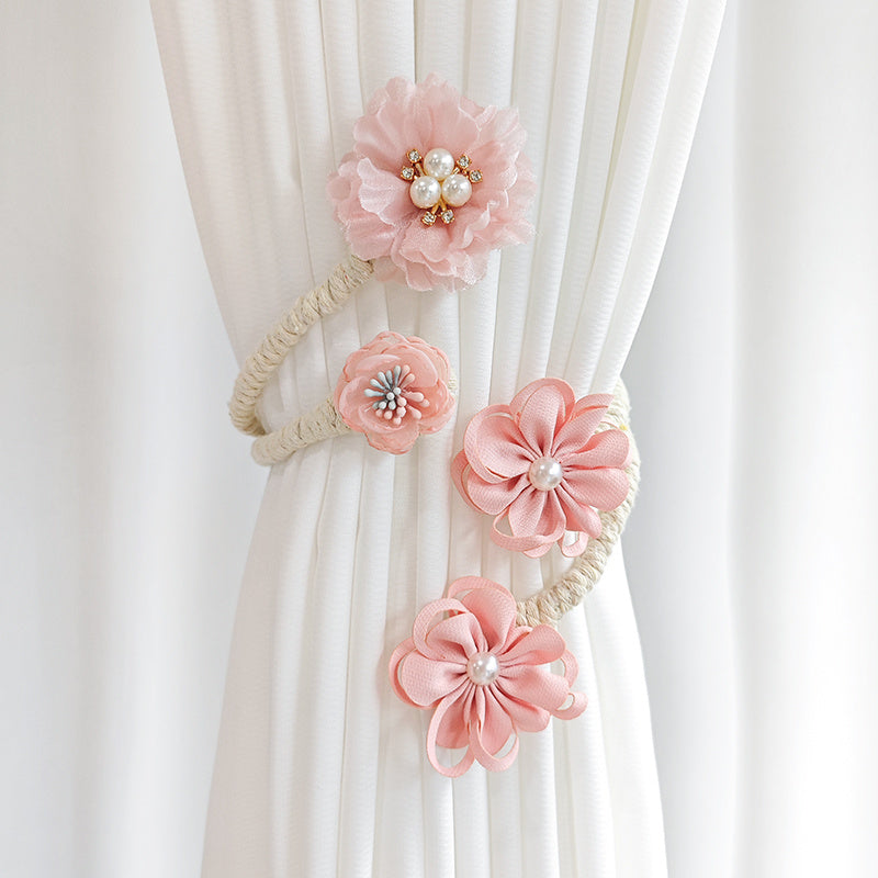 Flower Curtain Buckle Tieback Clip for Living Room Bedroom Home Decor