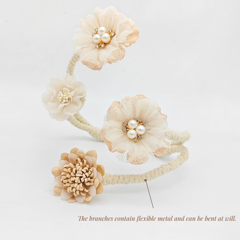 Flower Curtain Buckle Tieback Clip for Living Room Bedroom Home Decor