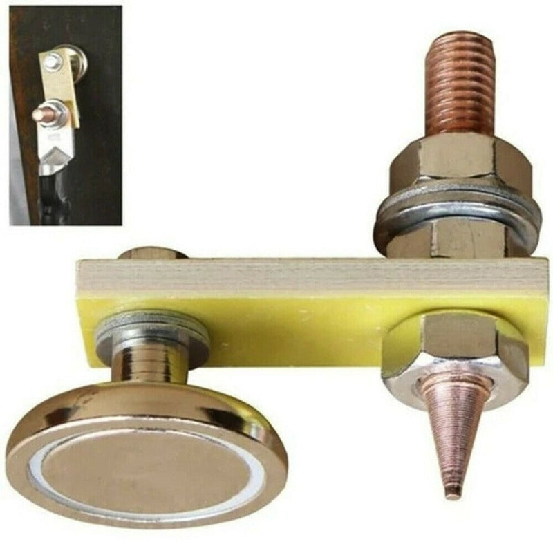 Magnetic Welding Support Tool for Auto Body Spotting and Grounding