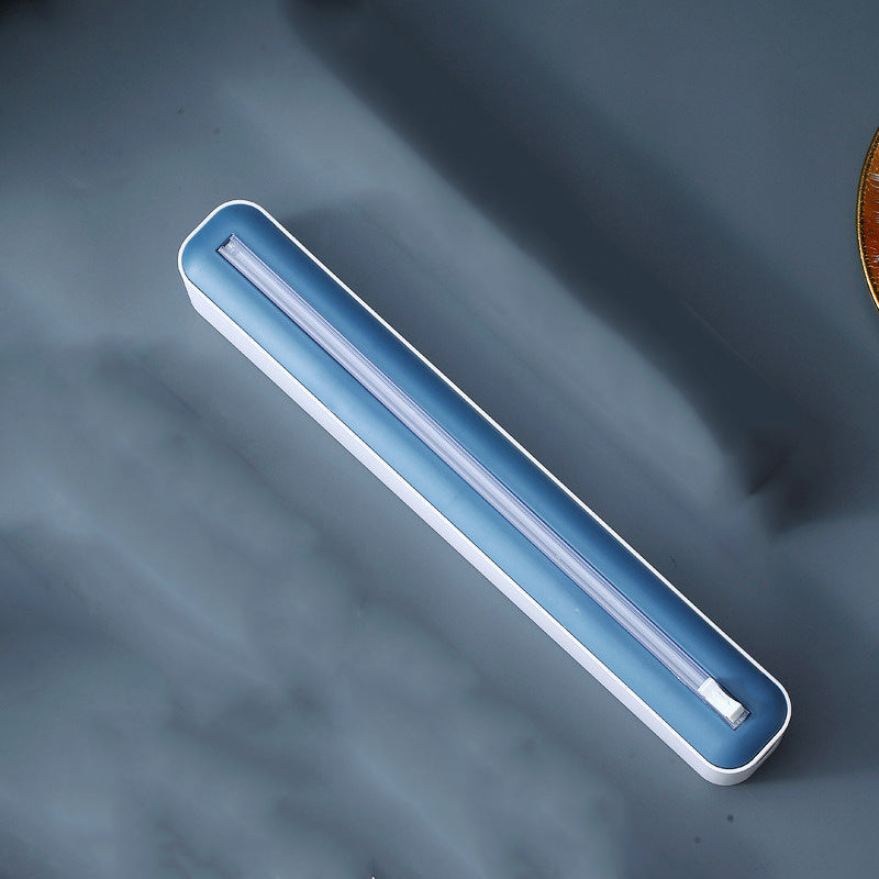 Food Film Dispenser with Cutter Storage Box for Aluminum Foil and Stretch Film