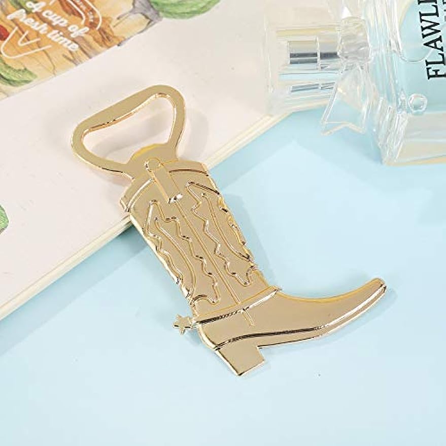 Cowboy Boot Shaped Bottle Opener Pack of 20 or 40 Bar and Wedding Favors