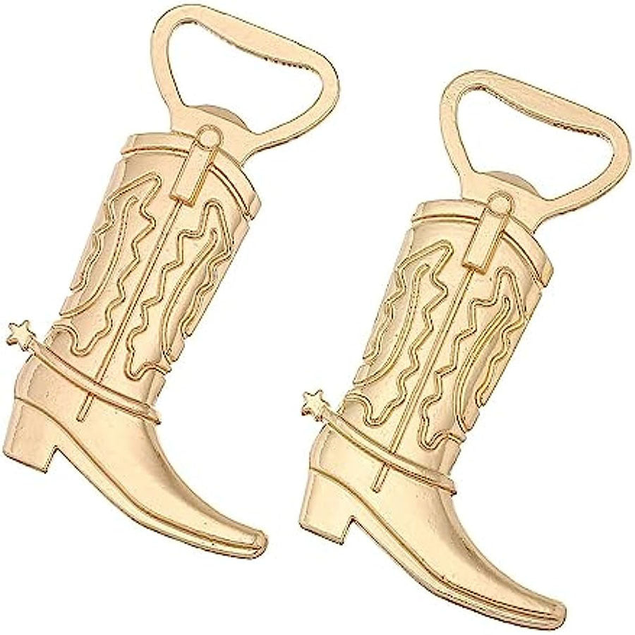 Cowboy Boot Shaped Bottle Opener Pack of 20 or 40 Bar and Wedding Favors