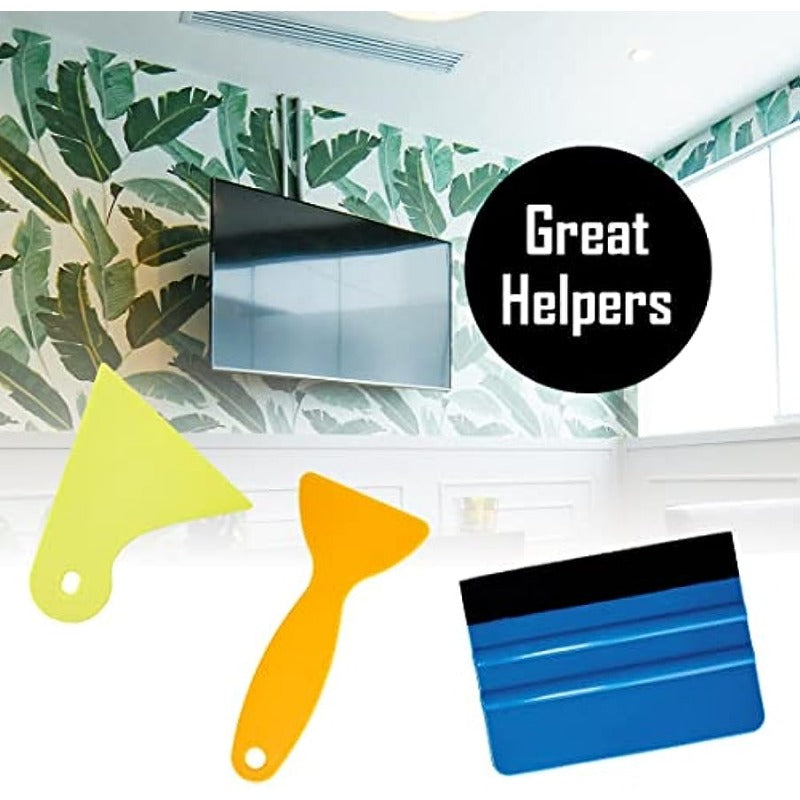 Car Vinyl Wrap Squeegee Tool Window Tint Kit Wallpaper Smoothing Tool