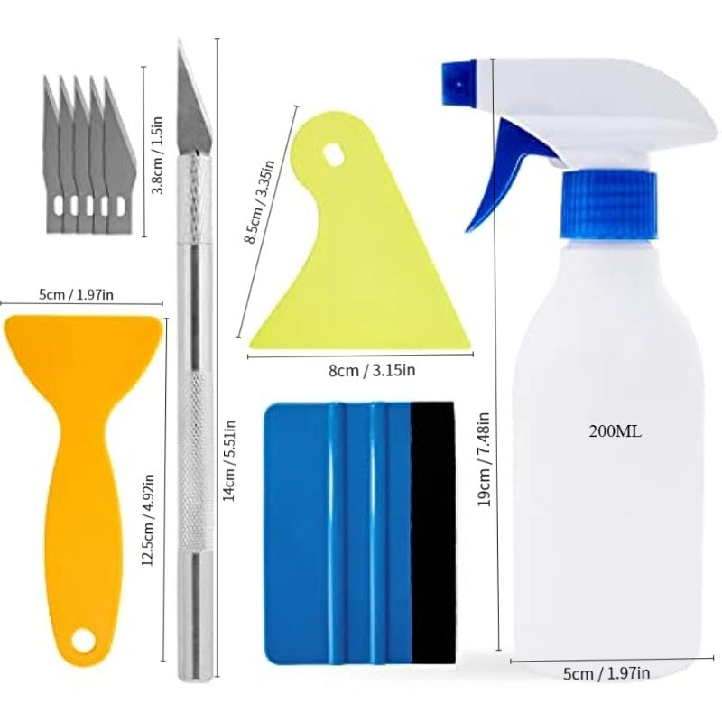 Car Vinyl Wrap Squeegee Tool Window Tint Kit Wallpaper Smoothing Tool