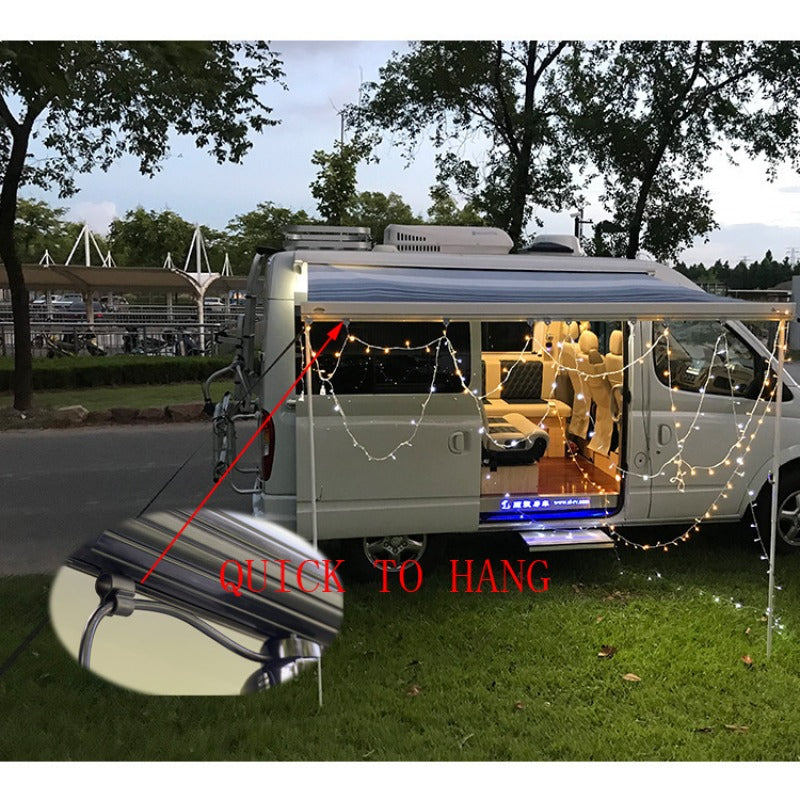 10 Pack RV Sunshade Clips for Rope Lights Car Sunroof Mount Hooks