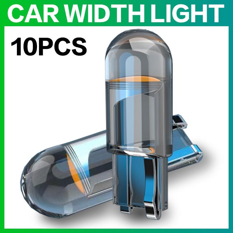 10pcs LED T10 Car Interior Dome Light Bulbs White 6000K 12V Universal Fit