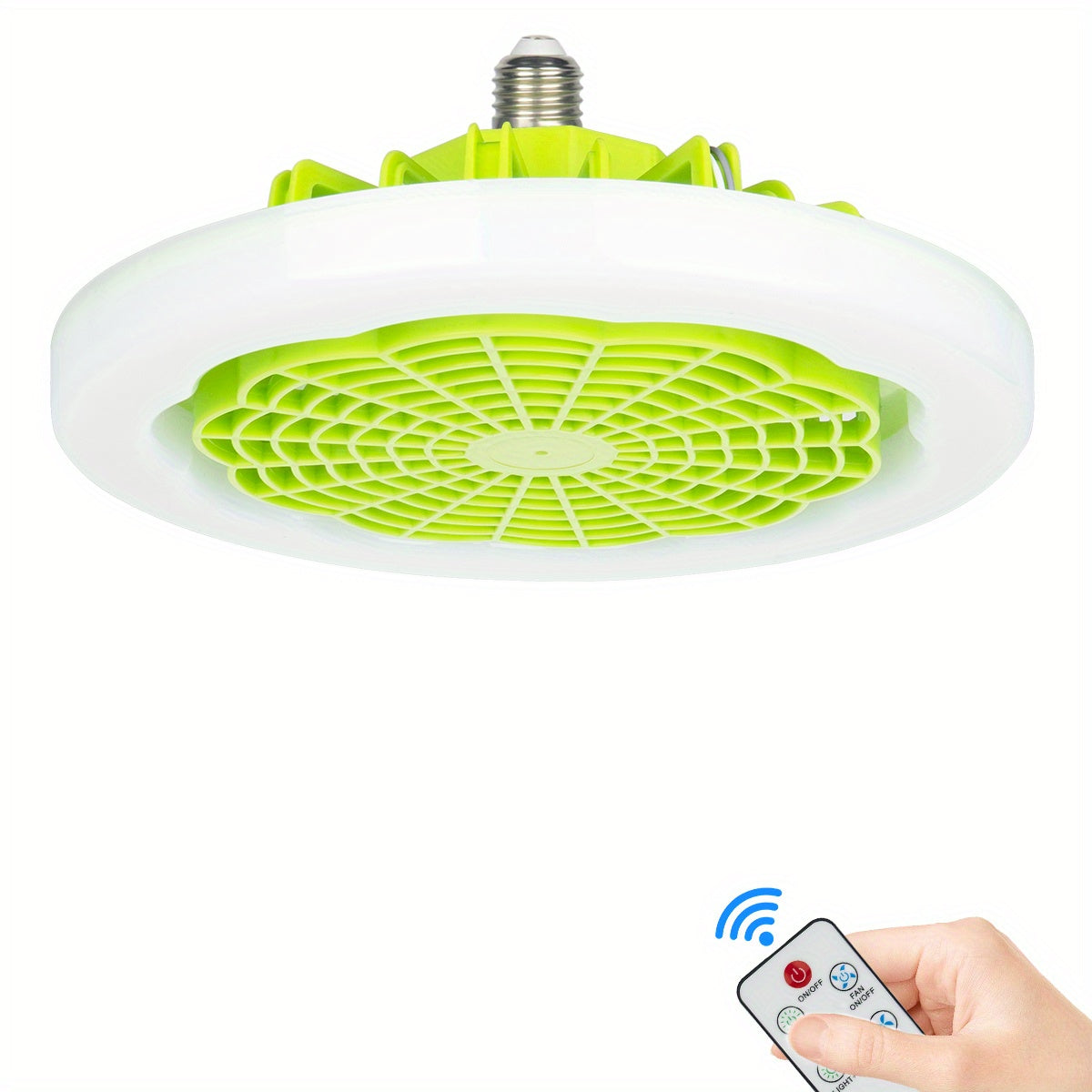 Indoor Modern Ceiling Fan With Light Remote Control 3 Speeds Dimming
