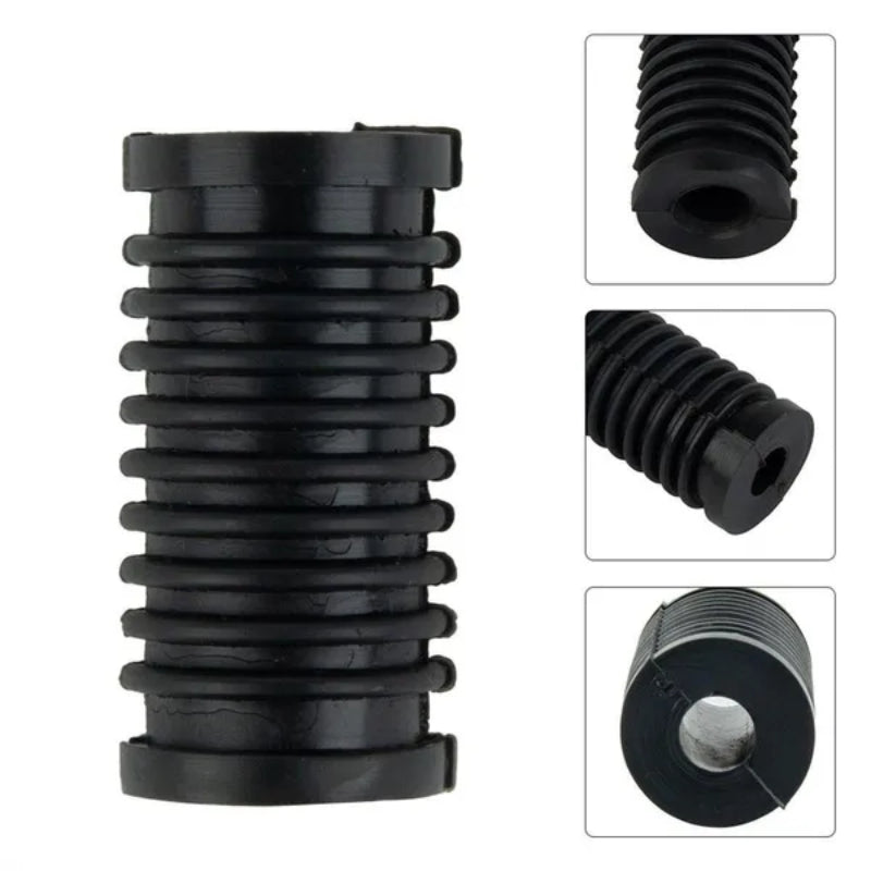 Universal Rubber Motorcycle Gear Shift Foot Pedal Protector Black Anti-Kick Peg