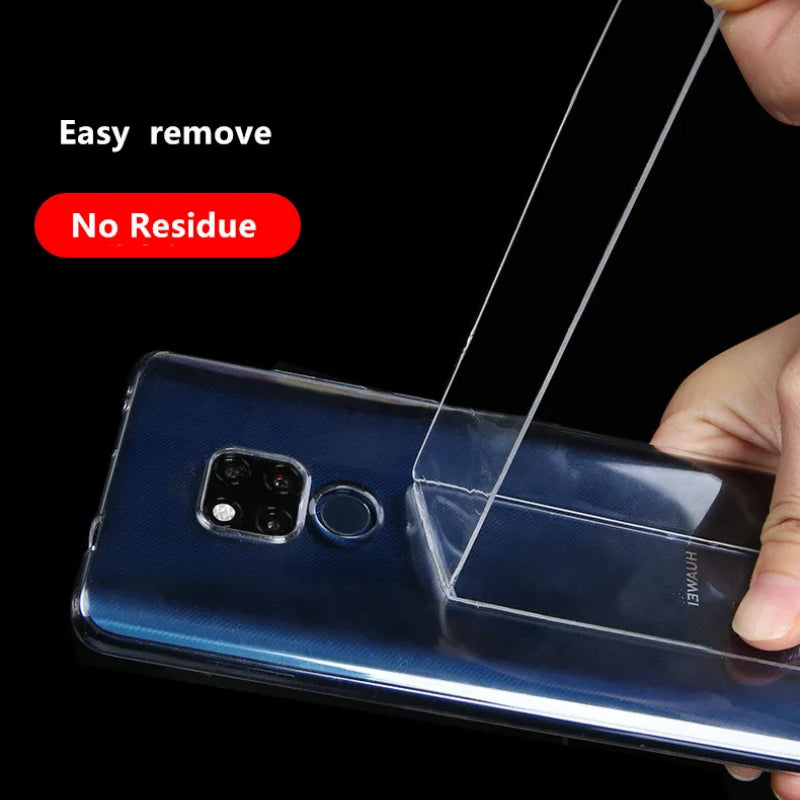 Прозрачная нанолента - моющаяся, многоразовая, двухсторонняя клейкая лента - нано-наклейка, не оставляющая следов - съемный универсальный клей для дисков