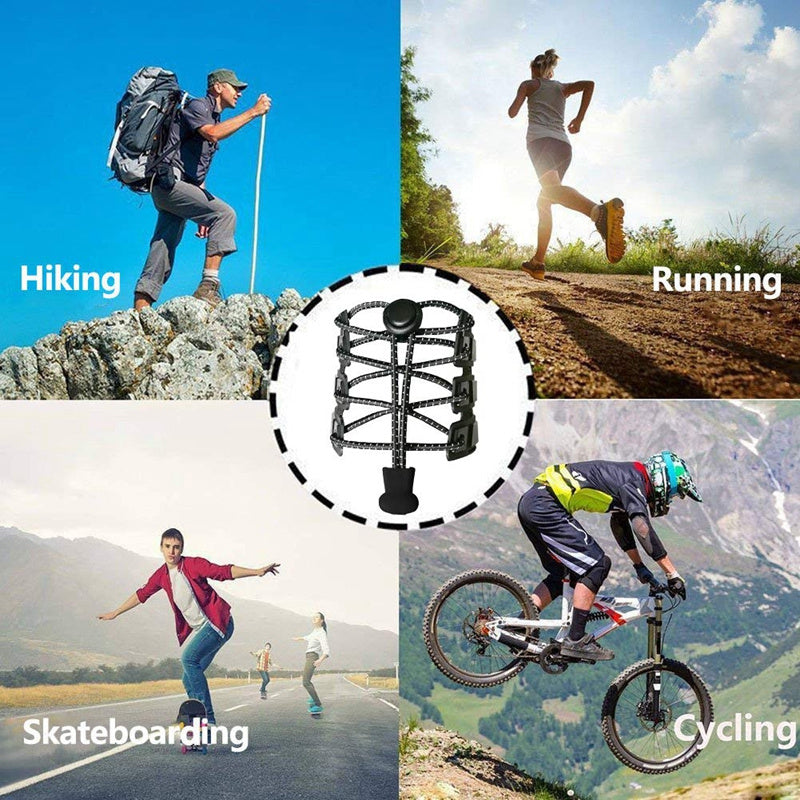 No-Tie Elastic Shoelaces for Sneakers, 12 Colors, Quick Lock, Stretchy