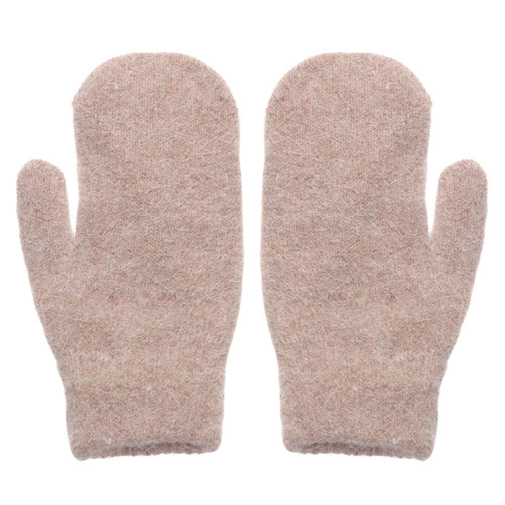 Knit Mittens with Velvet Lining for Warmth and Comfort for Autumn and Winter