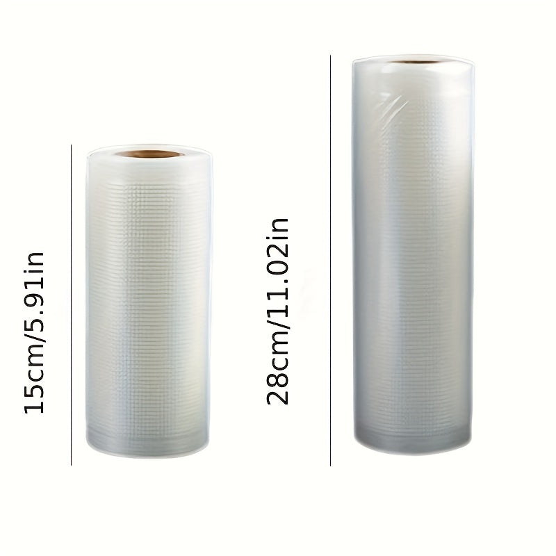 "Vakuum muhrlangan saqlash sumkalari, oziq-ovqatni saqlash uchun 1 rolik - 14.99x500.38 sm, saqlash, ovqat tayyorlash, sous vide, oshxona tashkiloti uchun mukammal - ushbu ko'p funksiyali aksessuarlar bilan oshxonangizni yaxshilang."