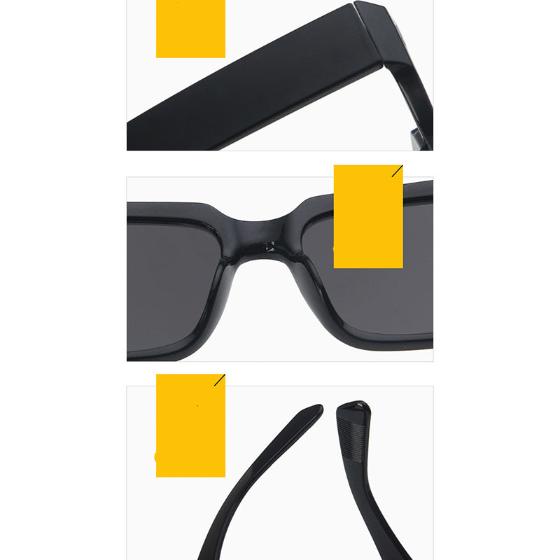 Square Vintage Style Glasses for Men with AC Lenses