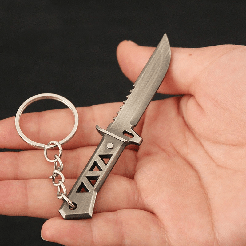 Creative Alloy Keychain for Men, 9cm Stylish Gift Accessory