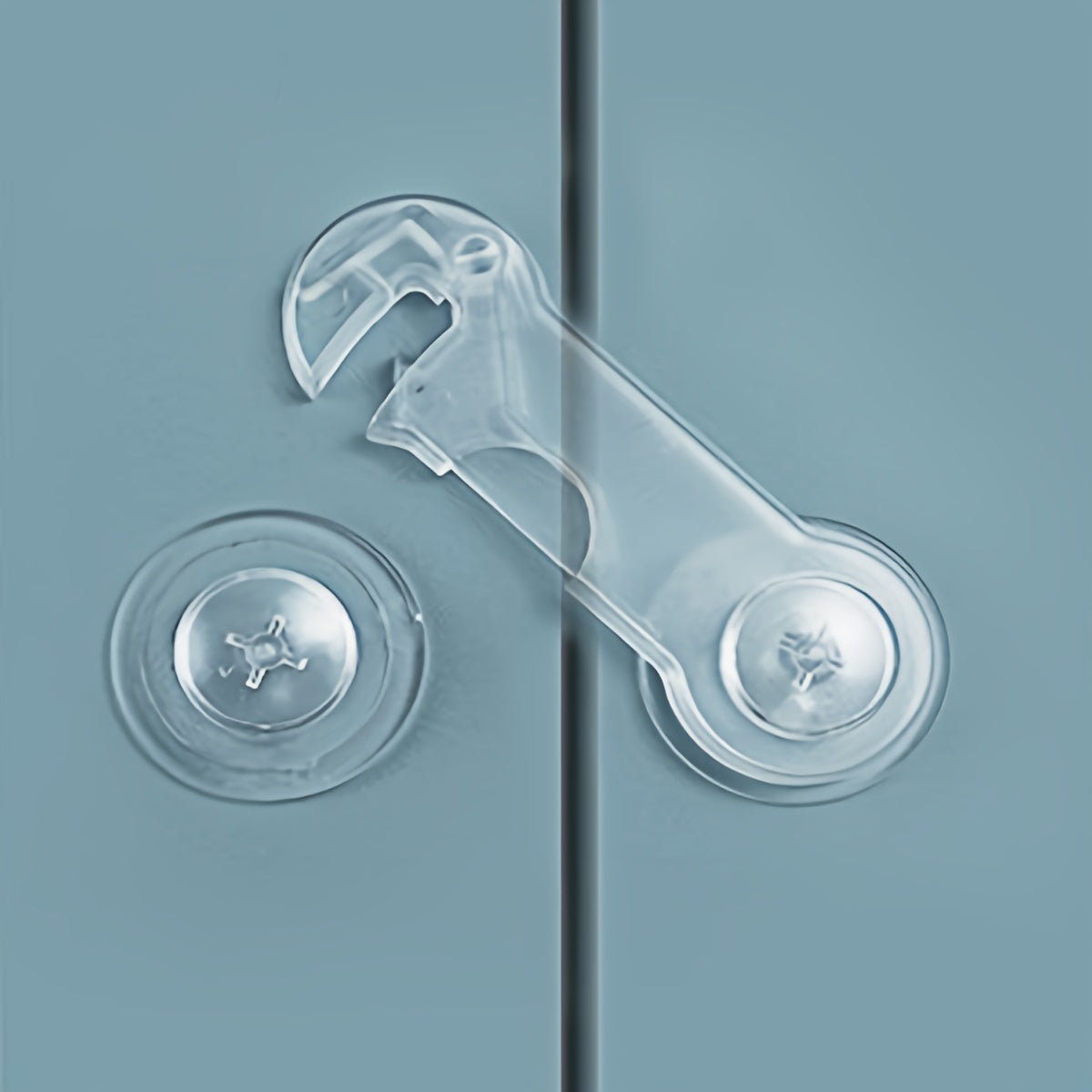 Набор из 5 детских замков безопасности без BPA, прозрачный пластик для шкафов и дверей