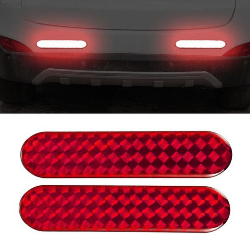 Universal avtomobil uchun reflektiv chiziqlar, eshik stikerlari, xavfsizlik ogohlantirish lentasi 2/4/8 dona