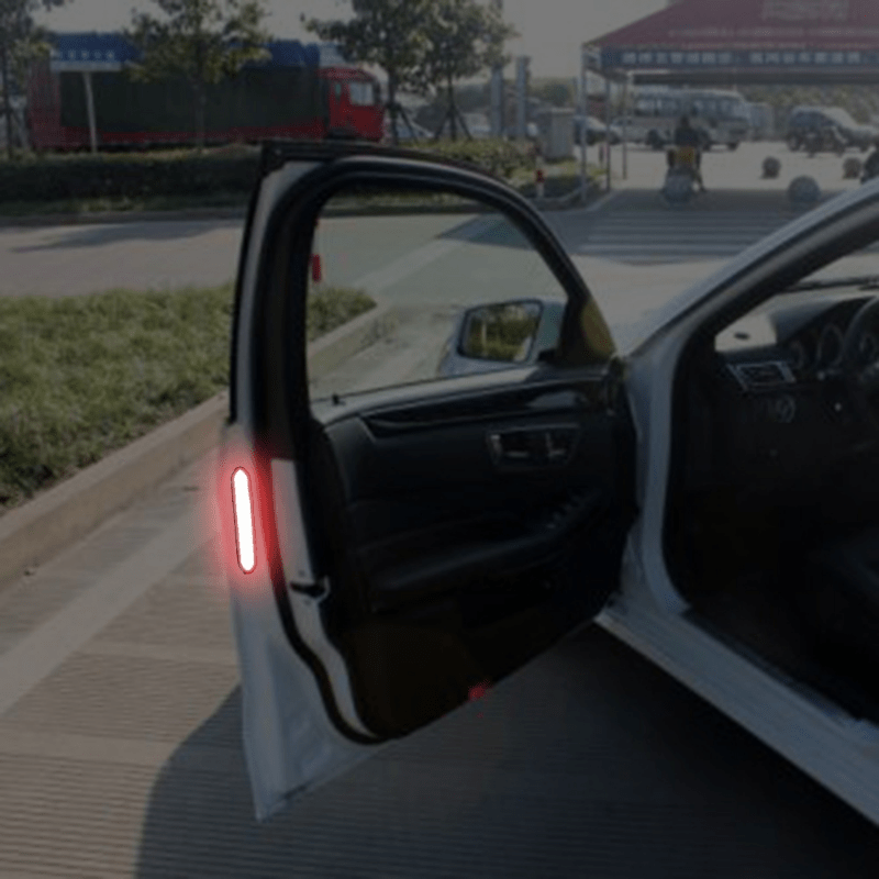 Universal Car Reflective Strips Door Stickers Safety Warning Tape 2/4/8pcs