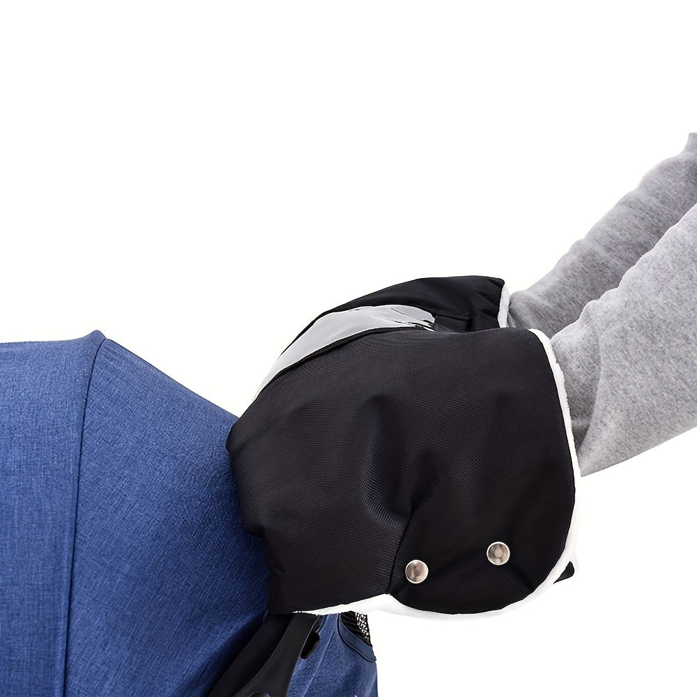 Bolalar uchun stroller qoʻl issiq tutadigan qoʻlqoplar, Oksford mato, muzlashga qarshi tutqich, aravalar va trolleylar uchun