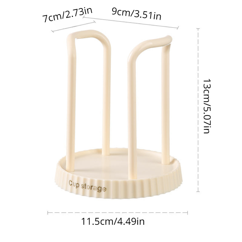 Disposable Cup Holder Kitchen Storage Rack for Coffee and Tea Cups Durable Plastic