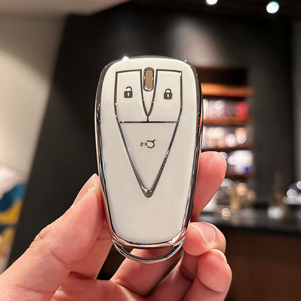 Car Key Cover TPU Shell for 3-4-5 Button Remote Universal Accessory