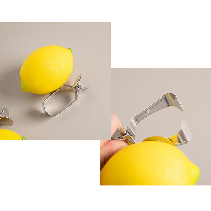 Lemon Curtain Clip Punch-Free Kitchen Door Holdback Home Decor 1pc