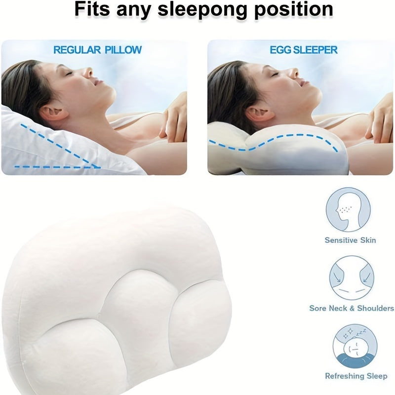 Pregnancy Pillow All-Day Comfort Ergonomic Egg Shape Sleeping Pillow for Pregnant Women