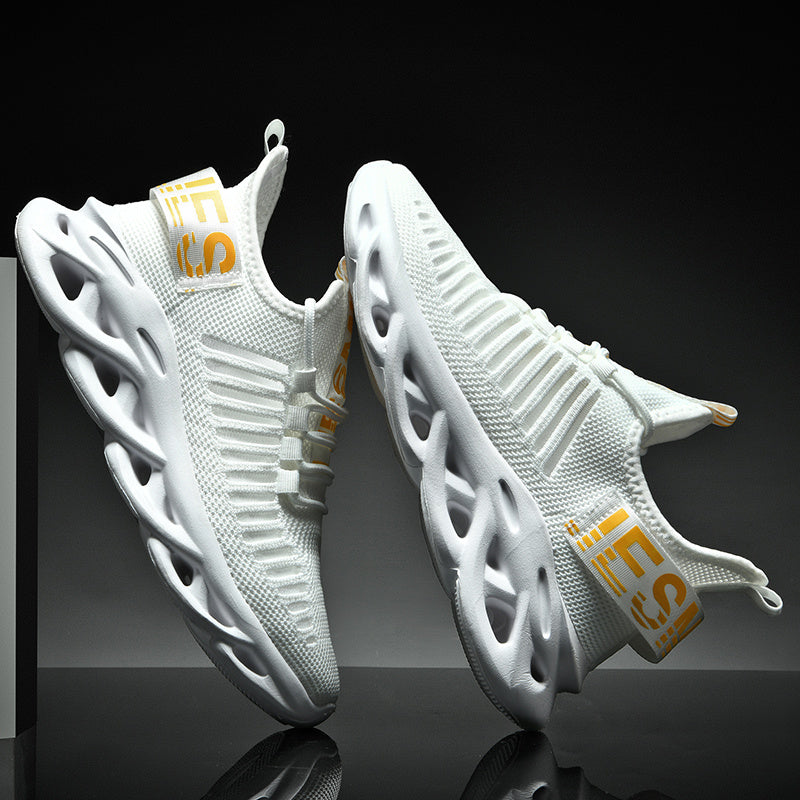 Women's Mesh Lace-Up Running Shoes Lightweight Shock Absorbent Sneakers