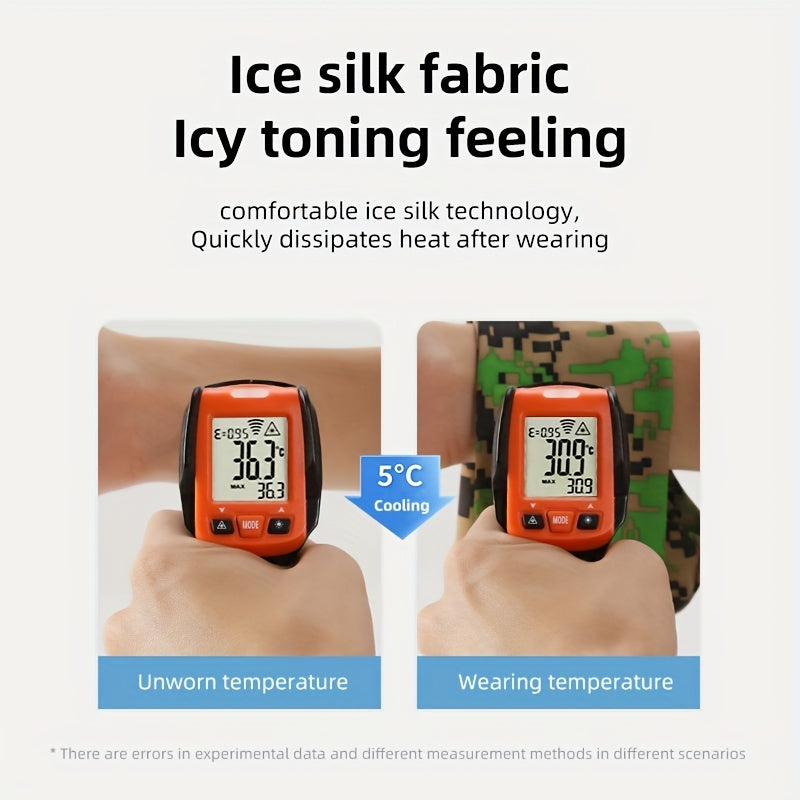 Unisex Camouflage Balaclava Breathable Windproof Hooded Scarf for Skiing Tactical